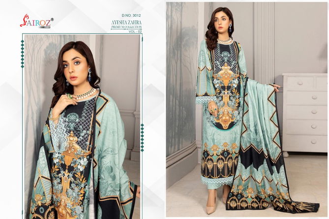 Sairoz Ayesha Zahra Premium Collection 2 Latest Festive Wear Pakistani Salwar Kameez Collection